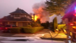 September 6, 2014 Fire behind our house