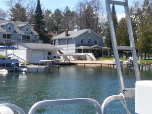 Family get togethers at Clear Lake, Michigan 